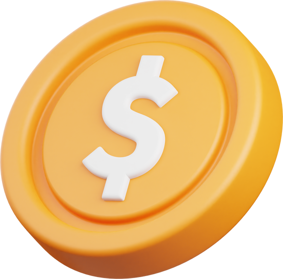 Coin 3D Icon